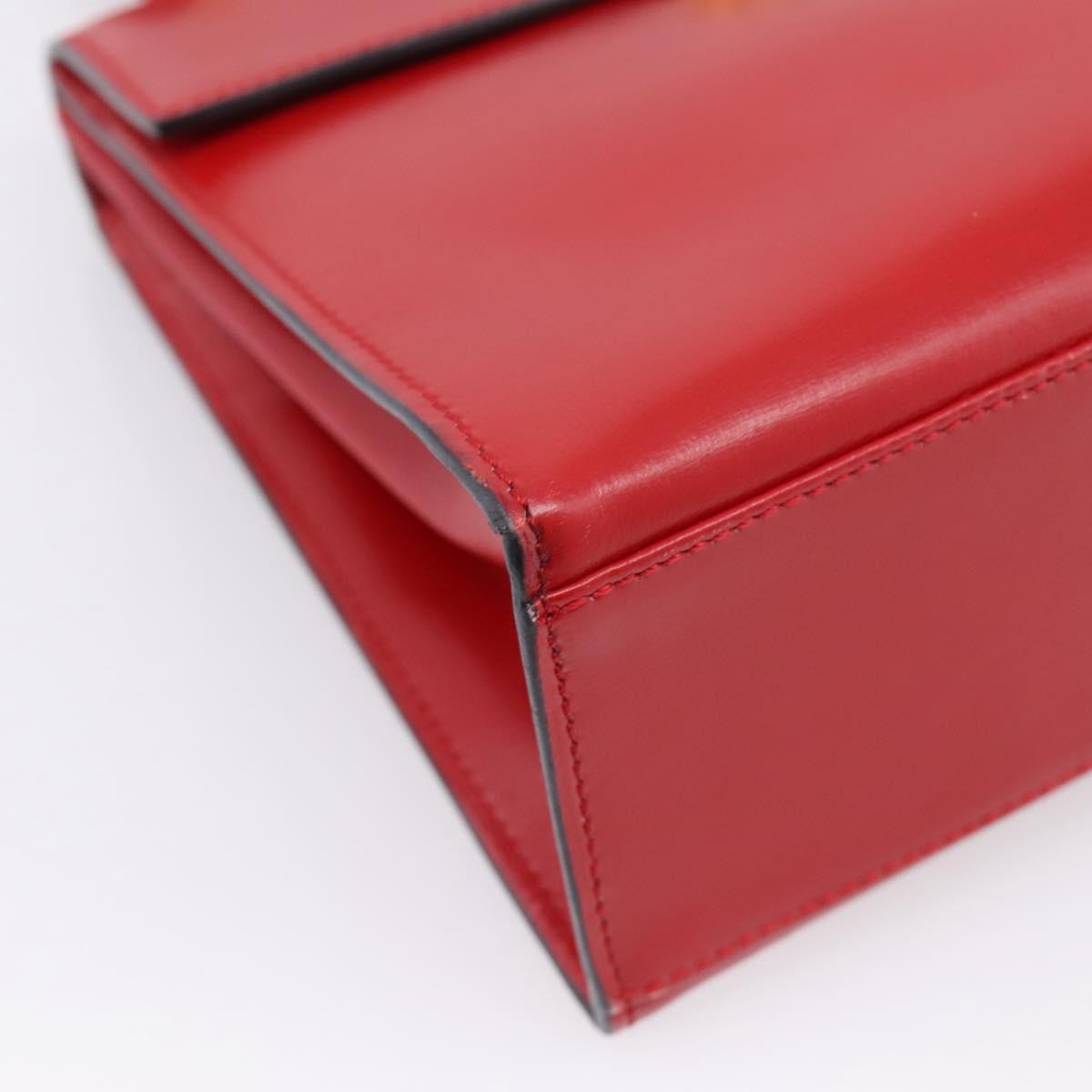 Celine Handbag Leather, Red, Leather, Handbag