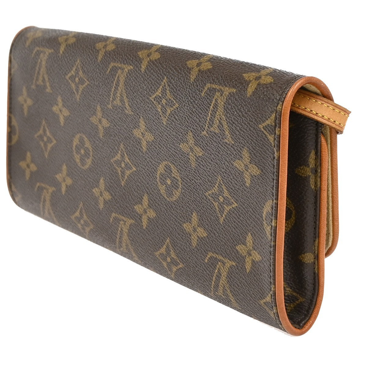 Louis Vuitton Twin Monogram, Brown, Canvas, Clutch