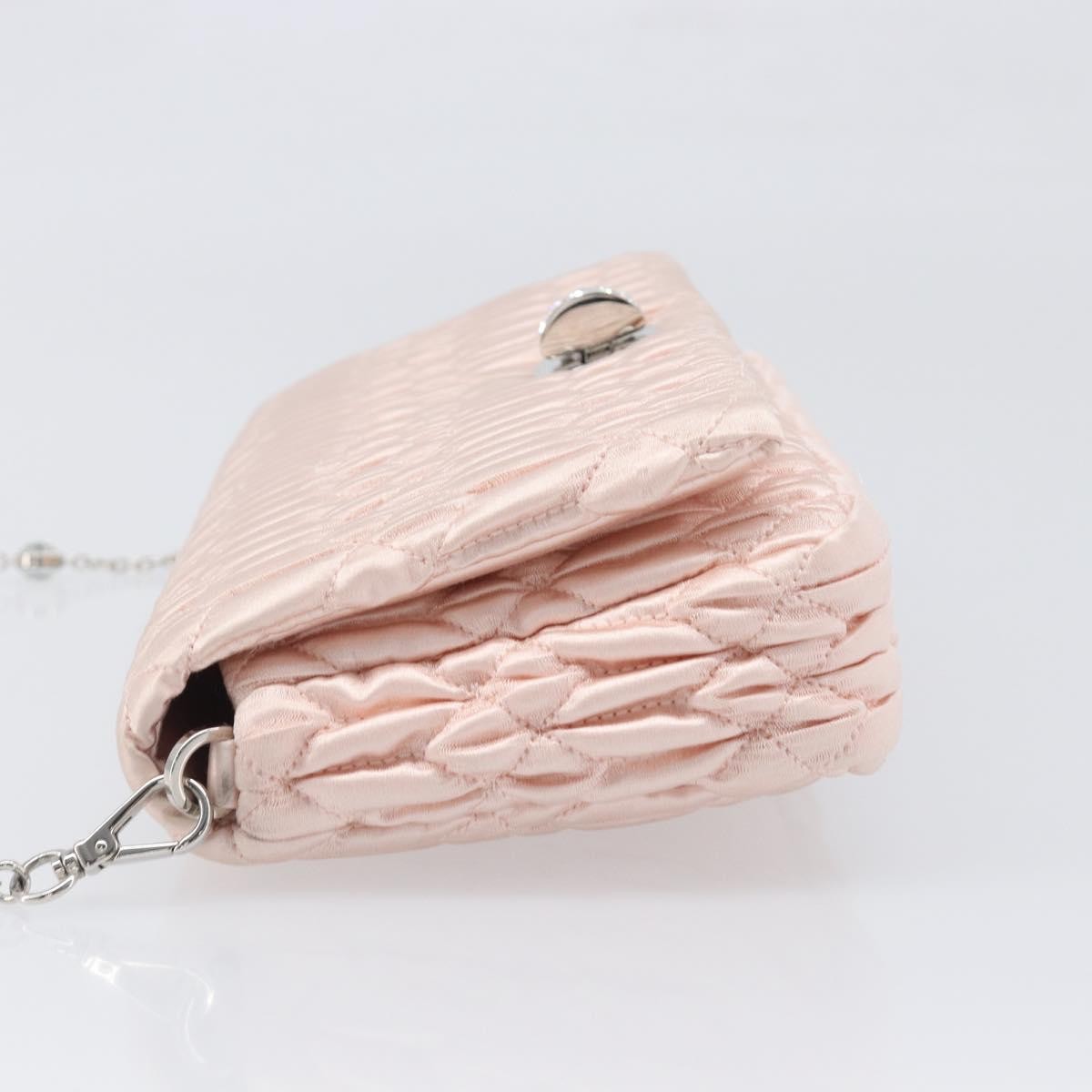 Miu Miu Crystal Full Flap Printed Calf Hair and Matelasse Leather, Pink, Satin, Shoulder Bag