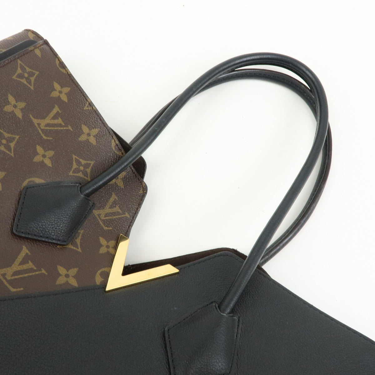 Louis Vuitton Kimono Monogram Canvas and Leather, Black, Canvas, Handbag