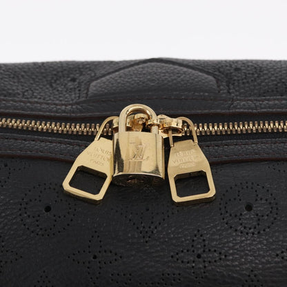 Louis Vuitton Galatea Mahina Leather, Black, Leather, Handbag