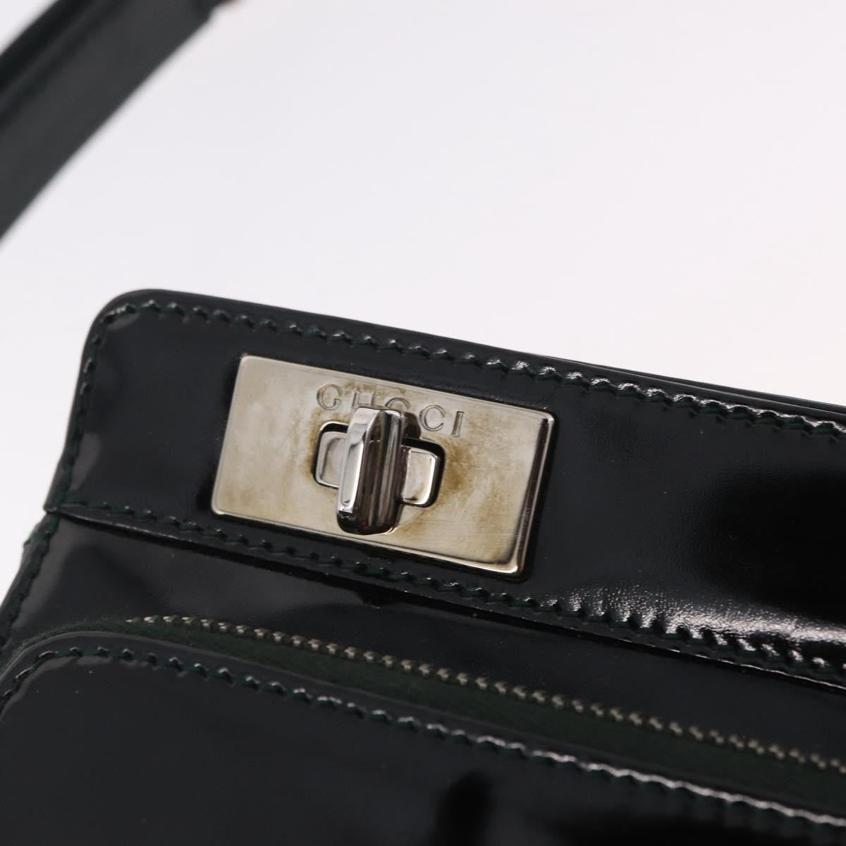 Gucci Shoulder Patent leather, Black, Patent Leather, Shoulder Bag