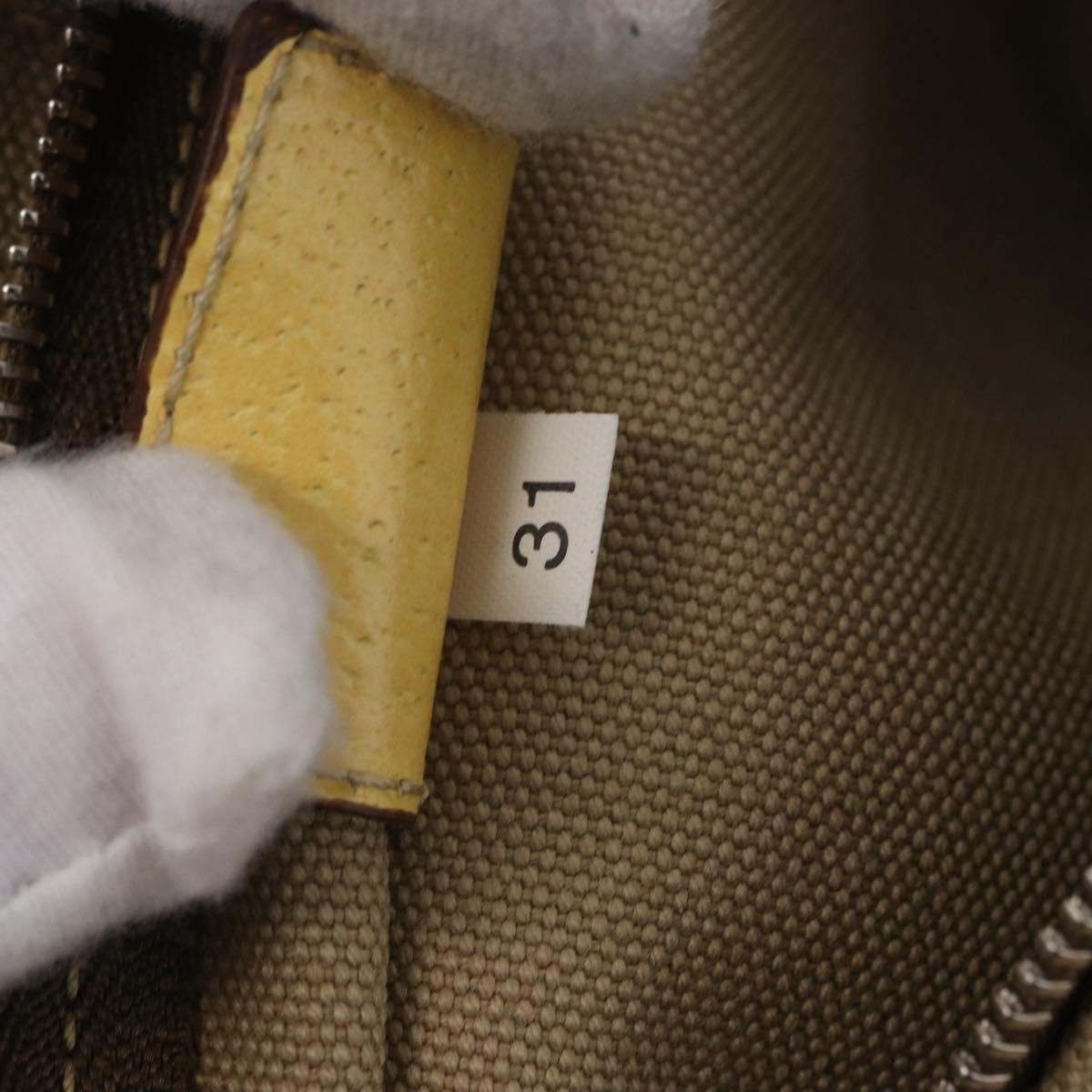 Prada Lux Convertible Open Tote Canvas and leather, Beige, Canvas, Tote Bag