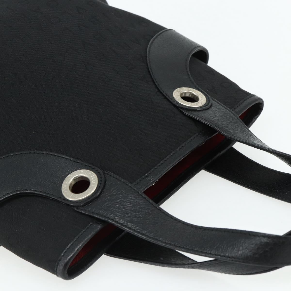 Bvlgari Logomania Canvas, Black, Canvas, Shoulder Bag