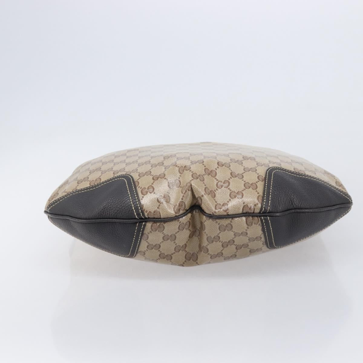 Gucci Nice Hobo Patent Canvas, Beige, Canvas, Shoulder Bag