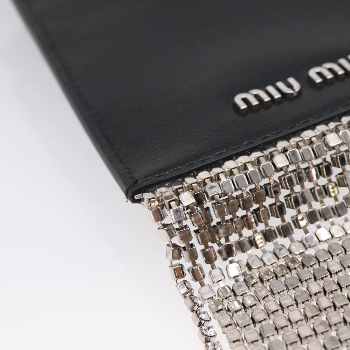 Miu Miu Shoulder Leather, Black, Leather, Shoulder Bag