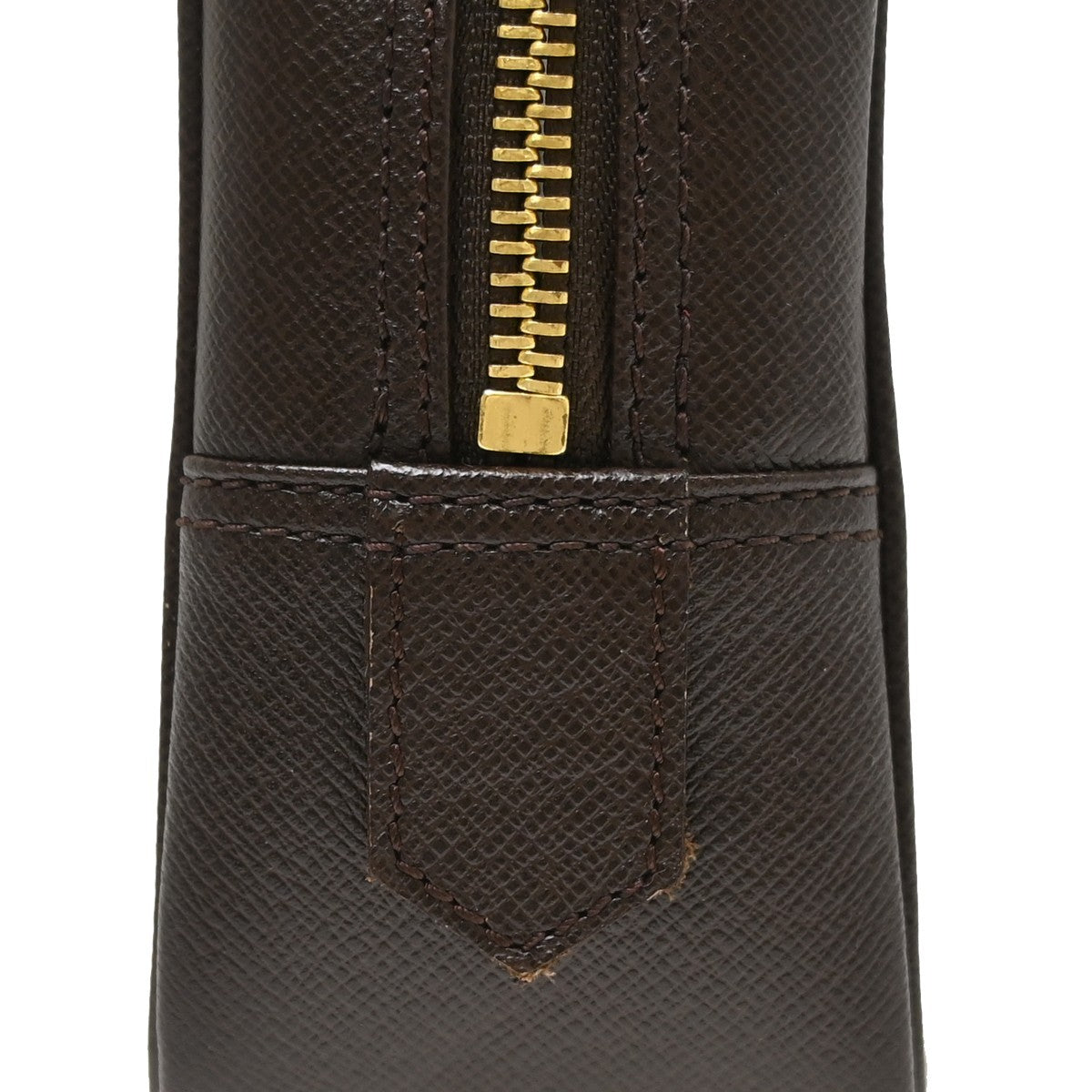 Louis Vuitton Trousse Toilette Damier Canvas, Brown, Canvas, Clutch