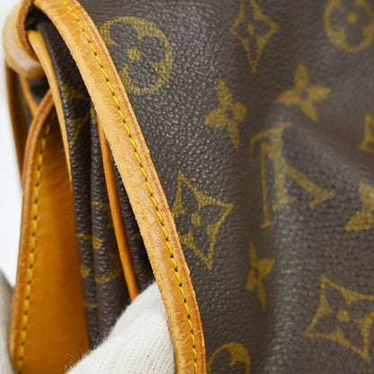 Louis Vuitton Saumur Monogram Canvas, Brown, Canvas, Shoulder Bag