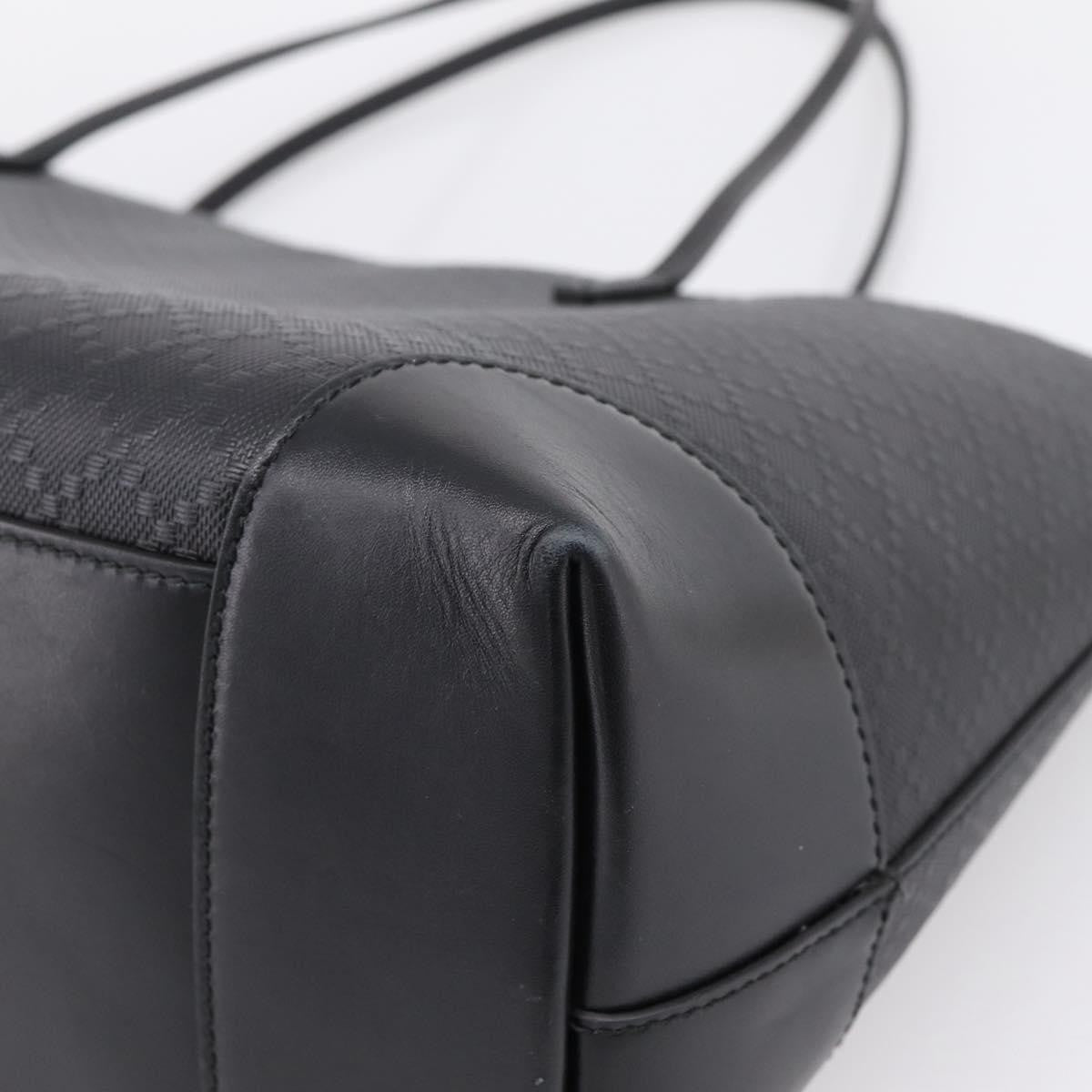 Gucci Bright Diamante Leather, Black, Leather, Tote Bag