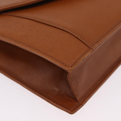 Saint Laurent Vintage Shoulder bag leather, Brown, Leather, Shoulder Bag
