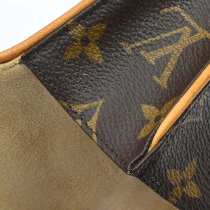 Louis Vuitton Florentine Pochette Damier, Brown, Canvas, Clutch