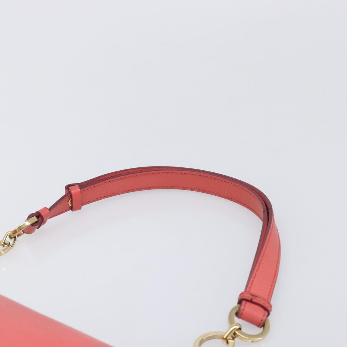 Salvatore Ferragamo Gancini Leather, Pink, Leather, Shoulder Bag