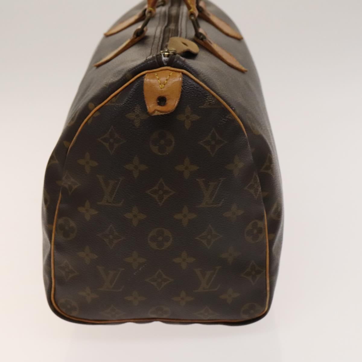 Louis Vuitton Speedy Handbag Monogram Canvas, BROWN, CANVAS, Handbag