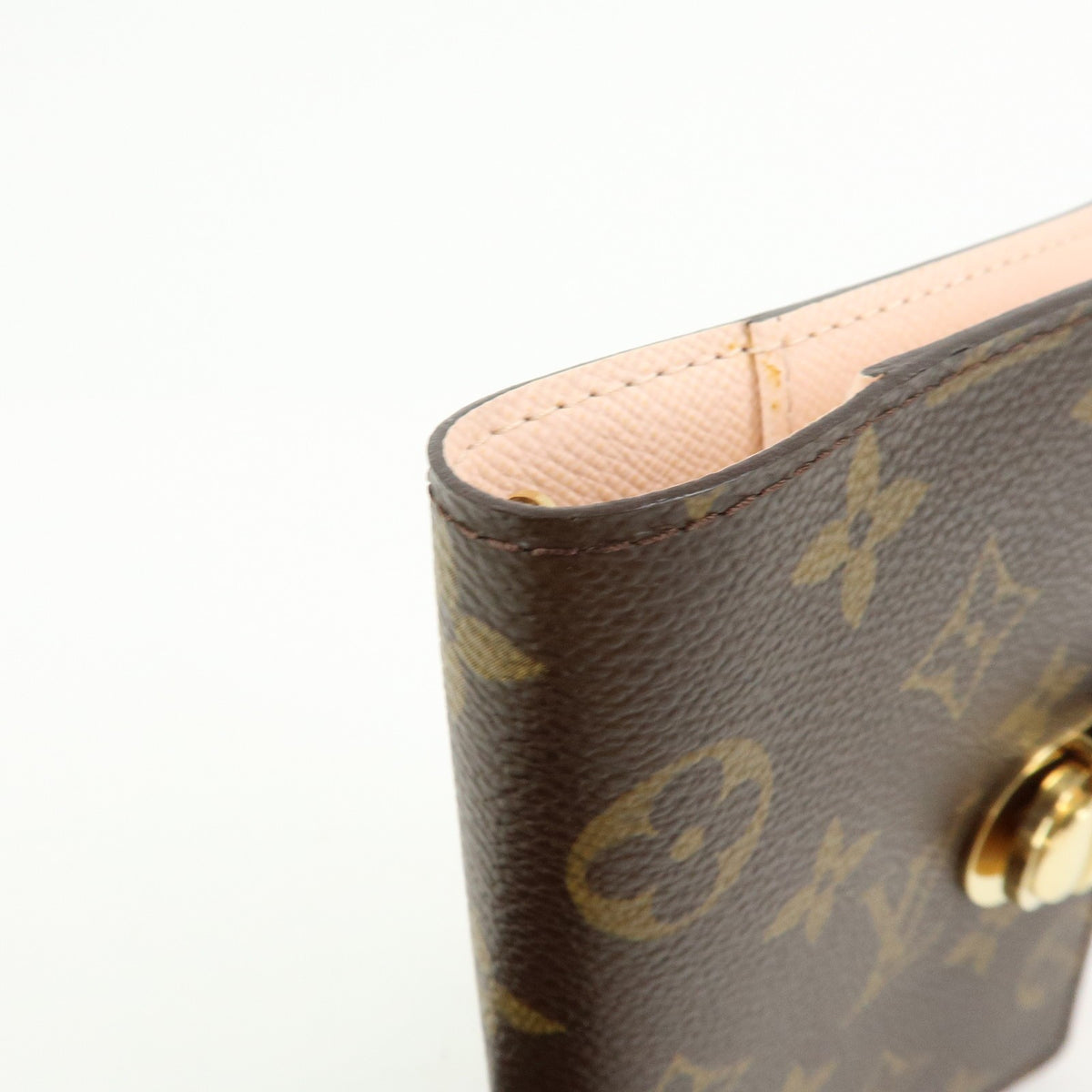 Louis Vuitton Koala Ring Agenda Cover Monogram Canvas, Brown, Canvas, Briefcase