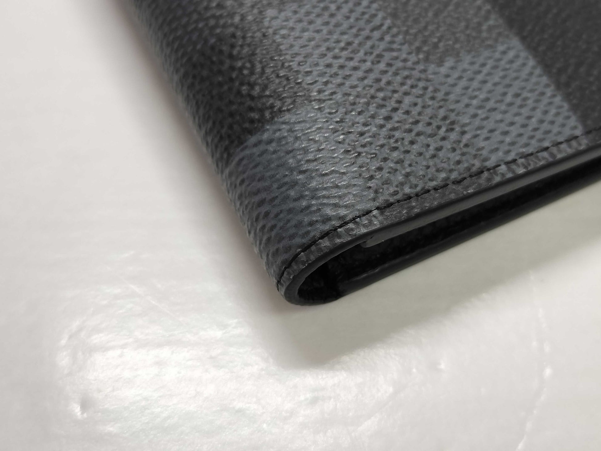 Louis Vuitton Slender Wallet Damier Graphite, Black, Leather, Wallet