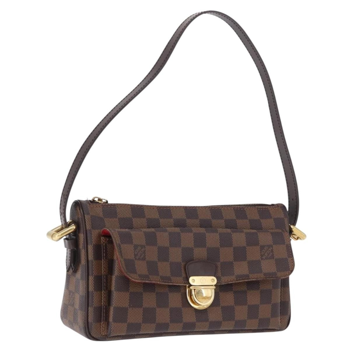 Louis Vuitton Ravello Damier Ebene, Brown, Canvas, Shoulder Bag