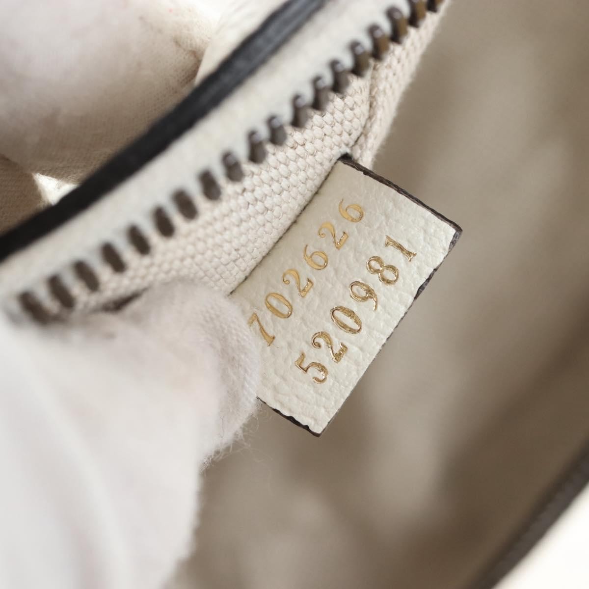 Gucci x adidas Ophidia Round Leather, White, Leather, Crossbody Bag