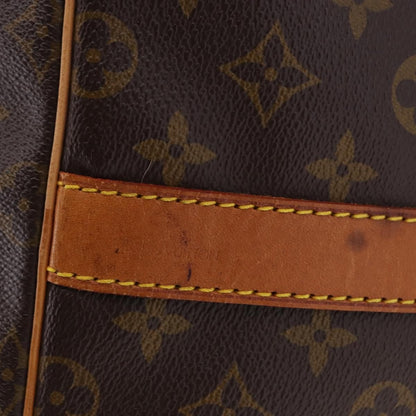 Louis Vuitton Keepall Bandoulière Monogram, Brown, Canvas, Travel Bag