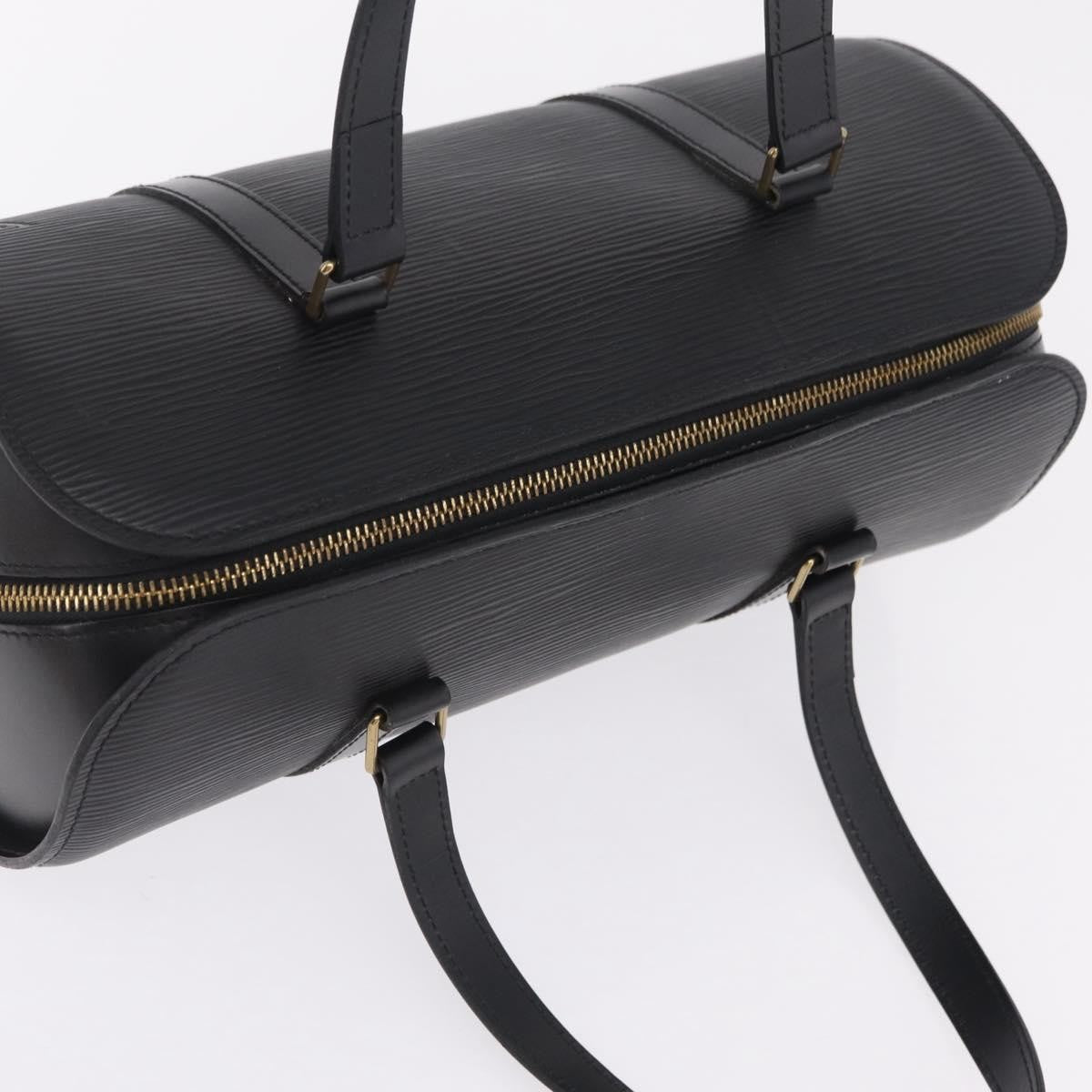 Louis Vuitton Soufflot Epi Leather, Black, Leather, Tote Bag