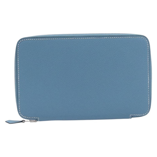 Hermes Vision II Agenda Epsom, Blue, Leather, Wallet