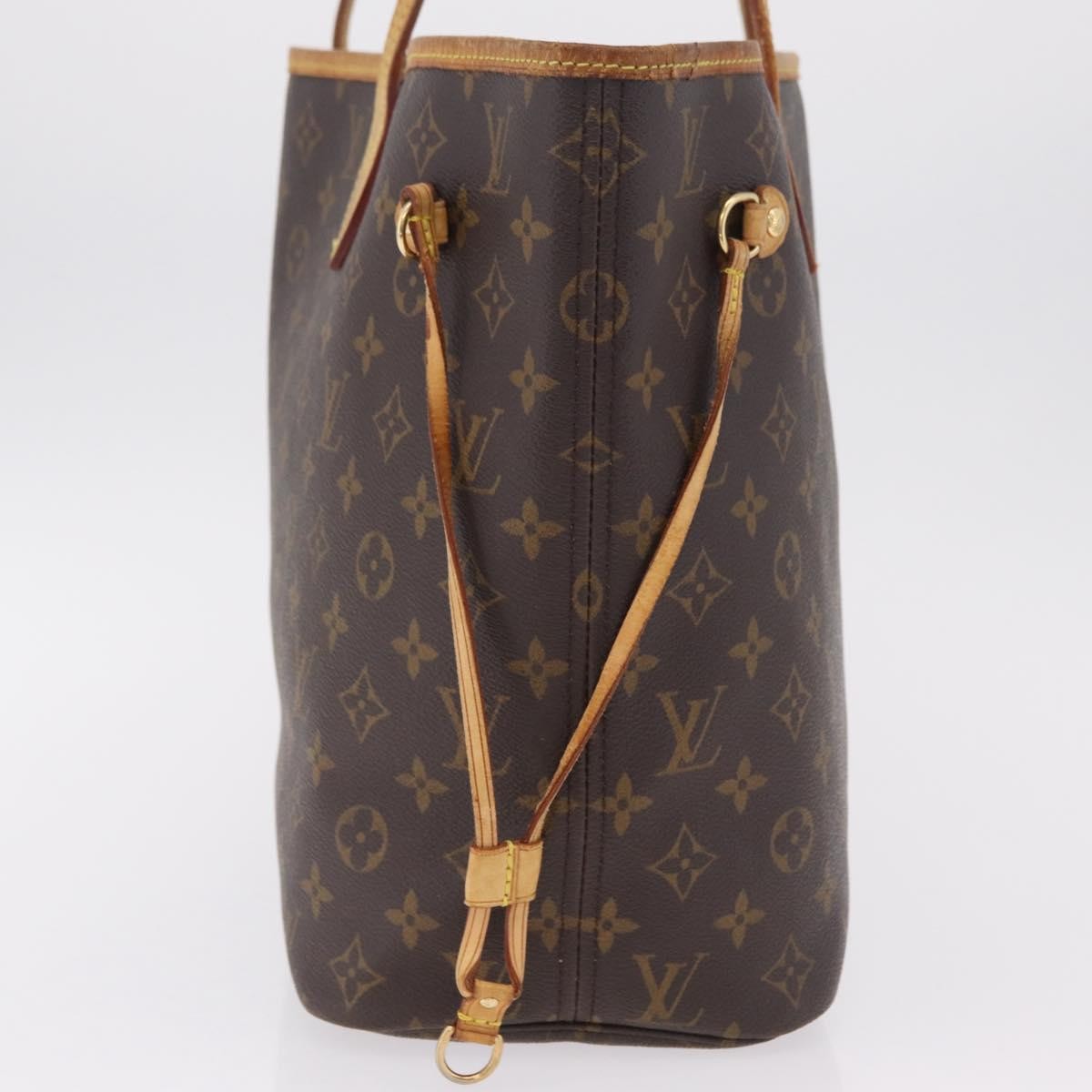 Louis Vuitton Neverfull Monogram Canvas, Brown, Canvas, Tote Bag