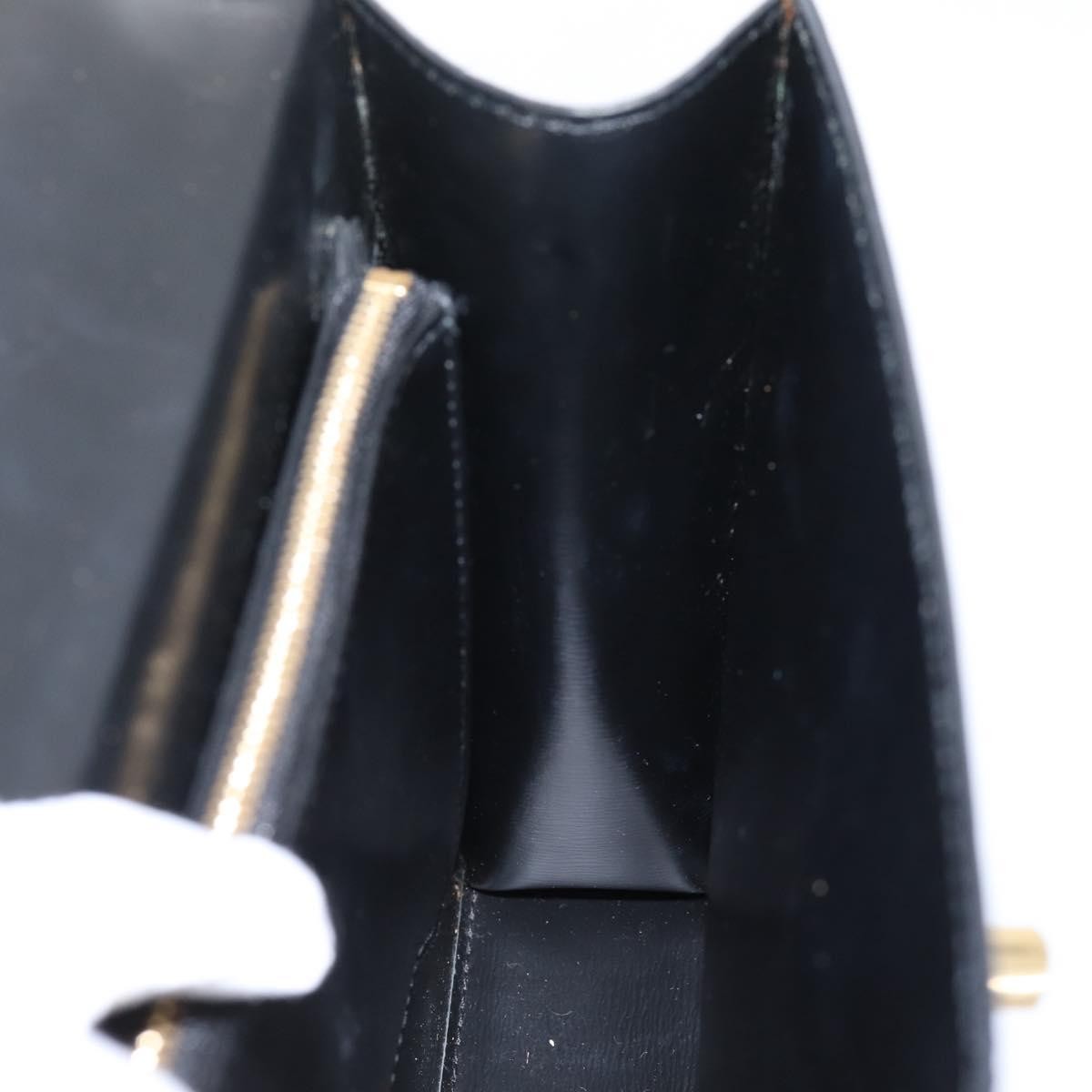 Louis Vuitton Malesherbes Epi Leather, Black, Leather, Handbag