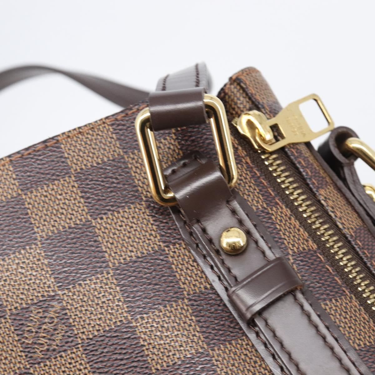Louis Vuitton Cabas Rivington Damier, Brown, Canvas, Tote Bag