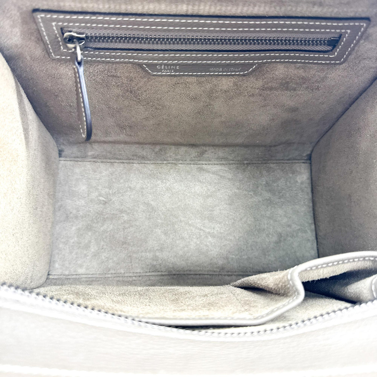 Celine Luggage Grainy Leather, Brown, Leather, Handbag