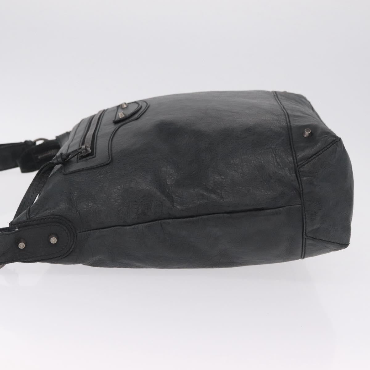 Balenciaga Arena Day Messenger Classic Studs Leather, Black, Leather, Handbag