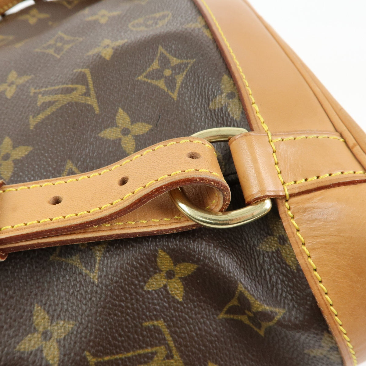 Louis Vuitton Vintage Montsouris Monogram Canvas, Brown, Canvas, Backpack