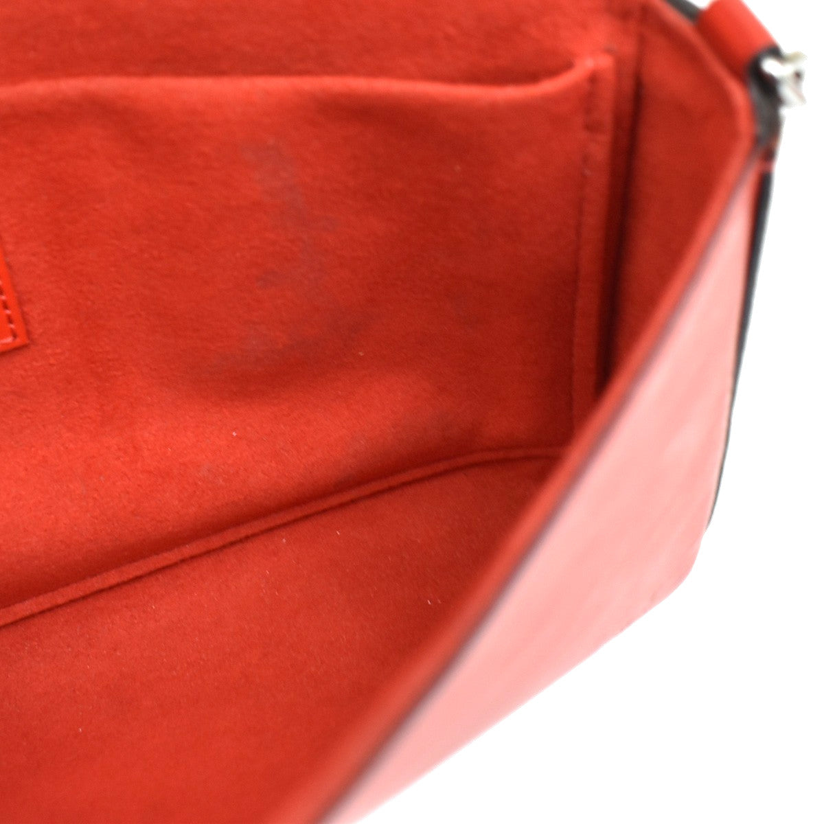 Louis Vuitton Felicie Chain Epi Leather, Red, Leather, Clutch