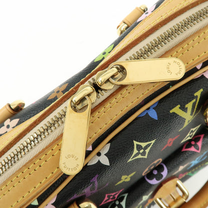 Louis Vuitton Priscilla Monogram Multicolor, Black, Canvas, Handbag