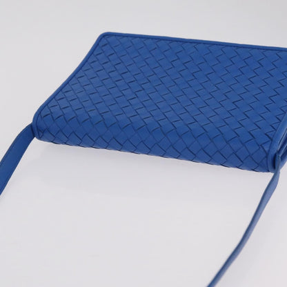 Bottega Veneta Shoulder Leather, Blue, Leather, Shoulder Bag