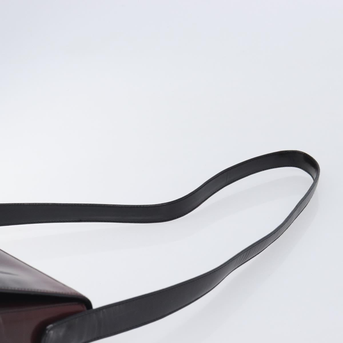 Prada Shoulder Leather, Burgundy, Patent Leather, Shoulder Bag