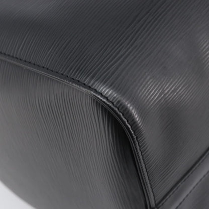 Louis Vuitton Keepall Epi Leather, Black, Leather, Travel Bag