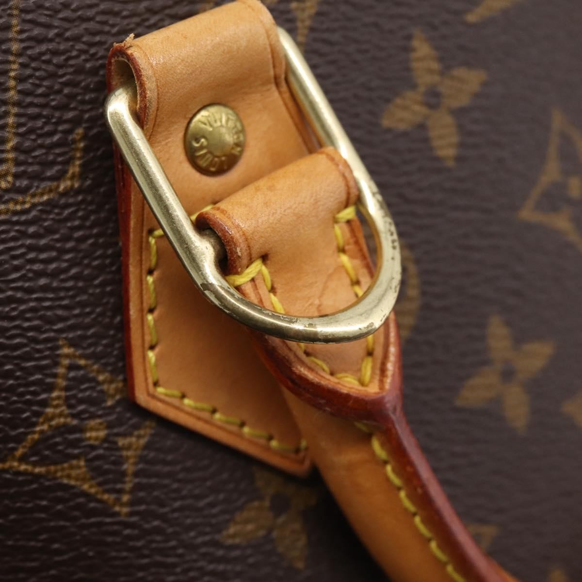 Louis Vuitton Alma Monogram Canvas, Brown, Canvas, Handbag