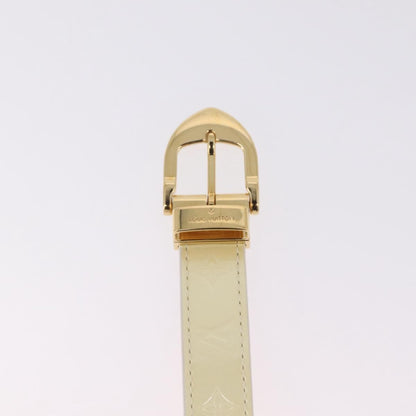 Louis Vuitton Vernis Belt LV Monogram Vernis, Beige, Patent Leather, Belt
