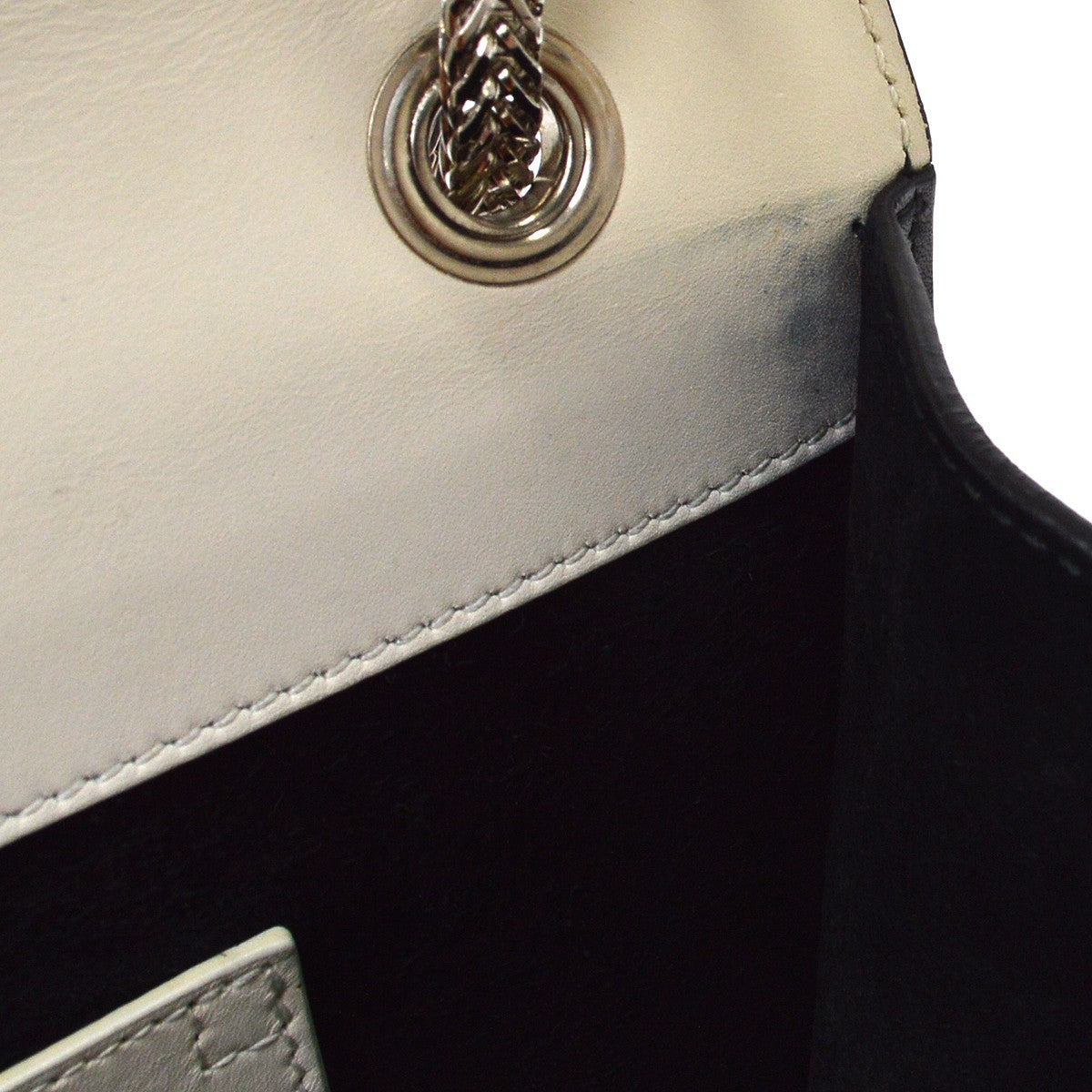 Saint Laurent Betty Leather, Black, Leather, Handbag