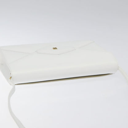 Givenchy Vintage 4G Leather, White, Leather, Shoulder Bag