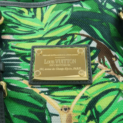 Louis Vuitton Ailleurs Cabas Limited Edition Printed Canvas, Green, Canvas, Tote Bag