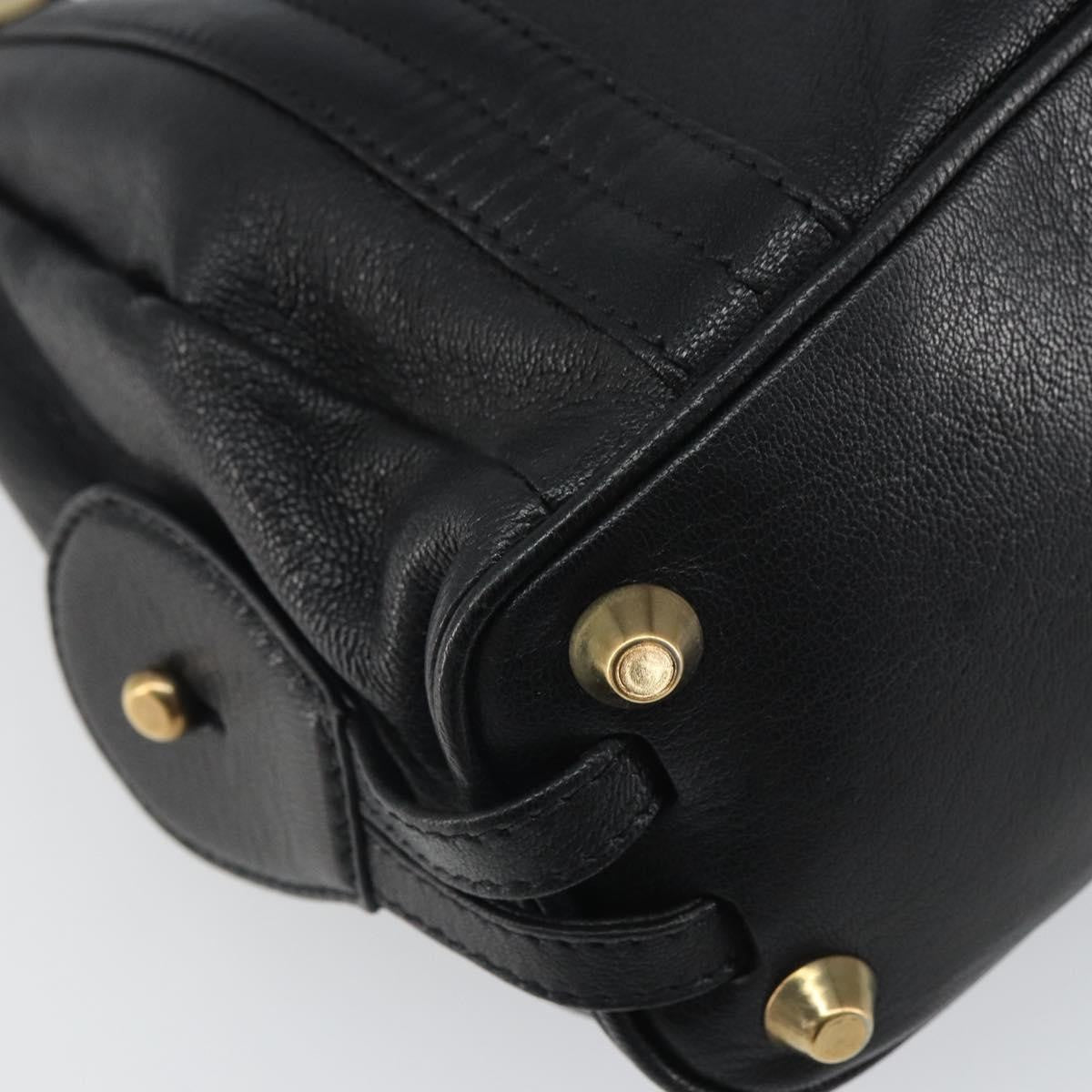Chloe Irène Leather, Black, Leather, Tote Bag