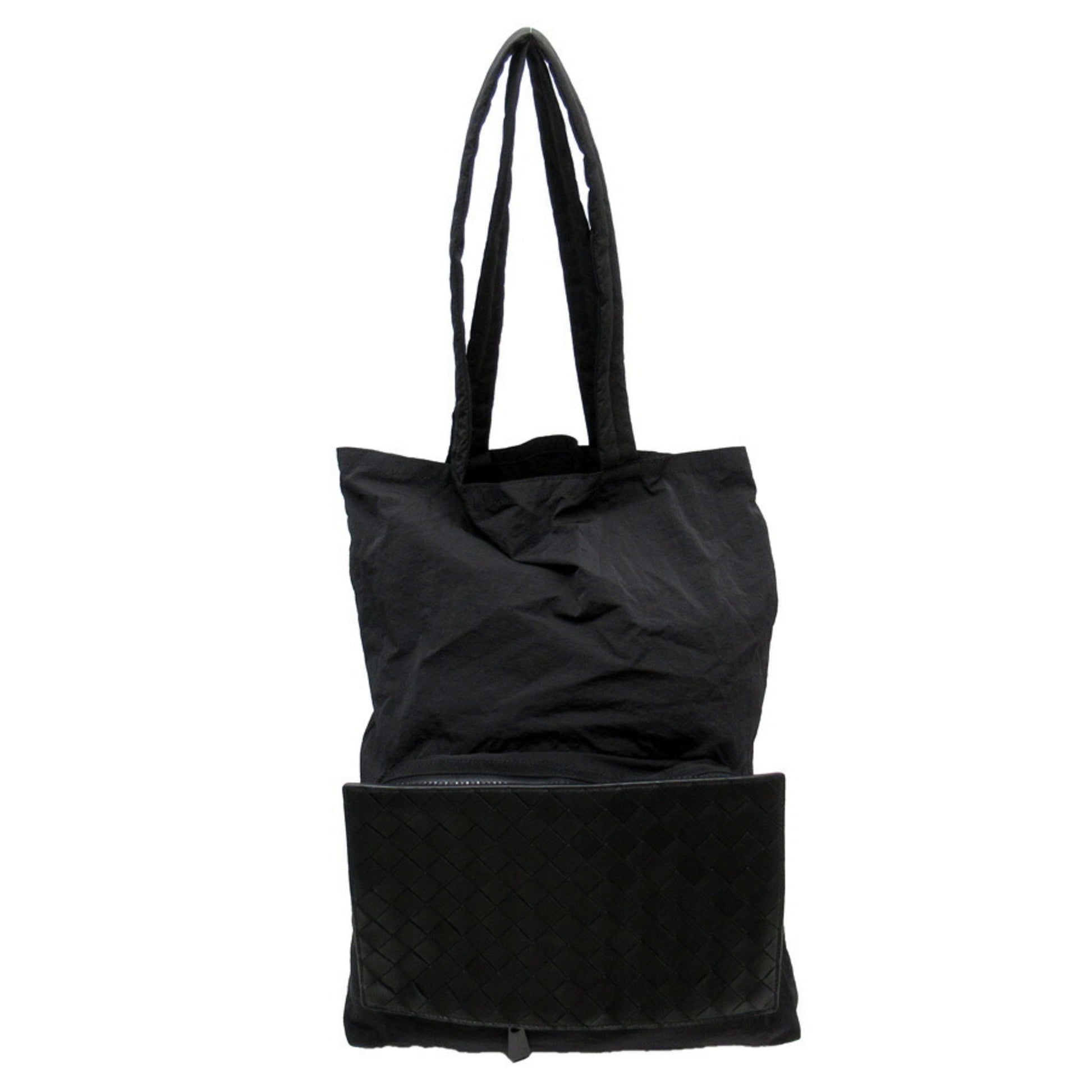Bottega Veneta, Black, Leather, shoulder