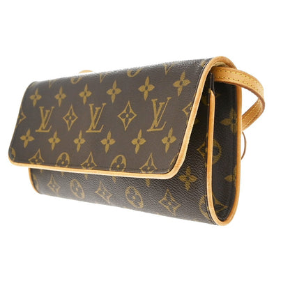 Louis Vuitton Twin Monogram Canvas, Brown, Canvas, Handbag