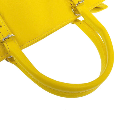 Balenciaga Papier, Yellow, Leather, handbag