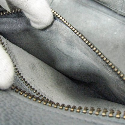 Celine Luggage Smooth Leather, Gray, Leather, Handbag
