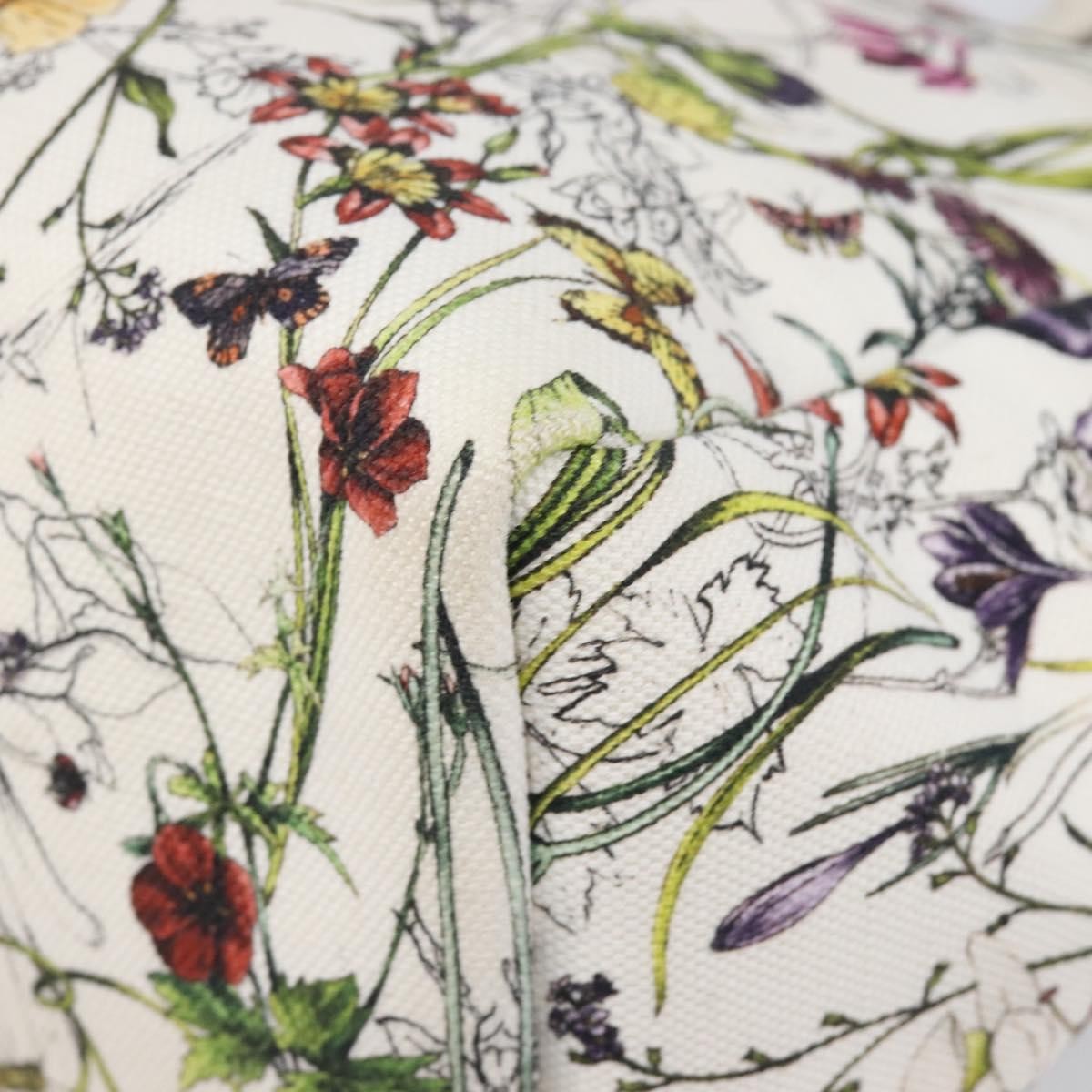 Gucci Open Flora Canvas, Multicolour, Canvas, Tote Bag