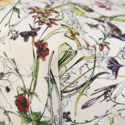 Gucci Open Flora Canvas, Multicolour, Canvas, Tote Bag