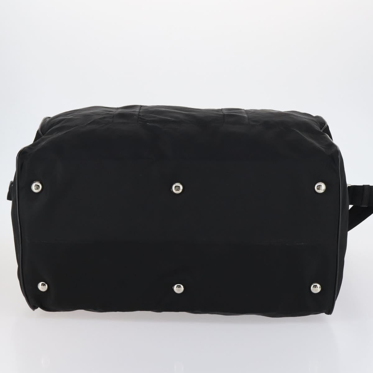 Prada Boston Tessuto, Black, Nylon, Handbag