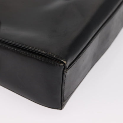 Salvatore Ferragamo Vintage Gancini Flap Leather, Black, Leather, Shoulder Bag