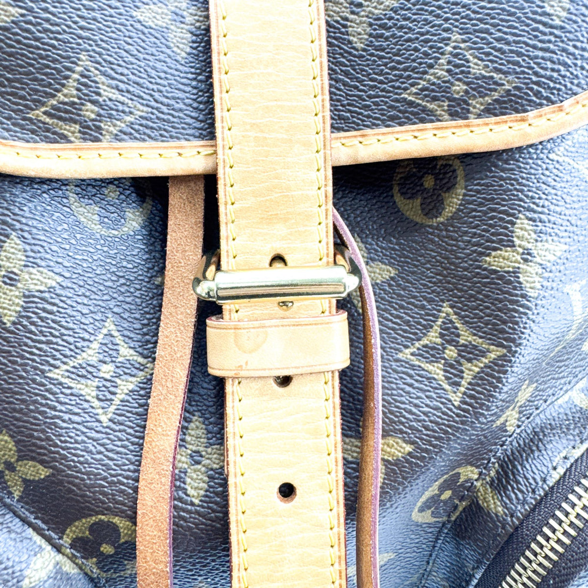 Louis Vuitton Bosphore Monogram Canvas, Brown, Canvas, Backpack